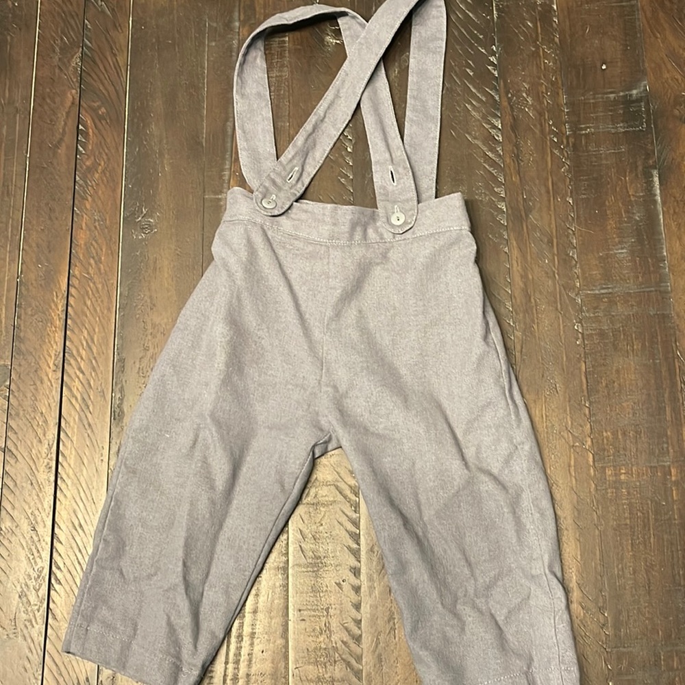 Dress boys Pants with suspenders for wedding or costume.  18-24 months.